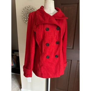 Thread & Supply red double breasted jacket Medium